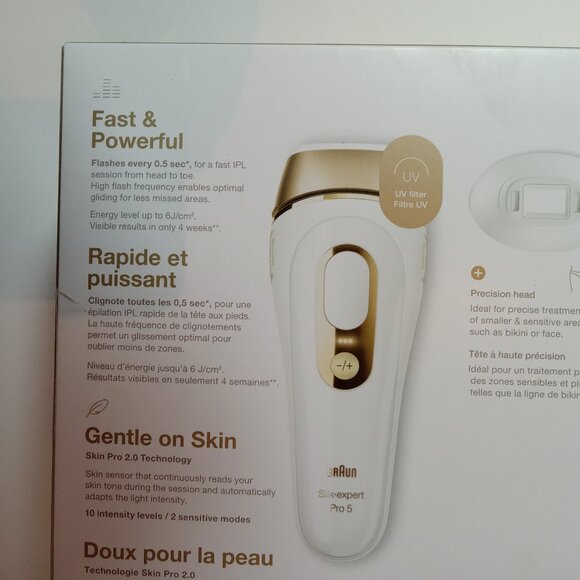 Braun IPL Silk·expert Pro 5 PL5157 Permanent Hair Removal Device Body Face New - Picture 9 of 15